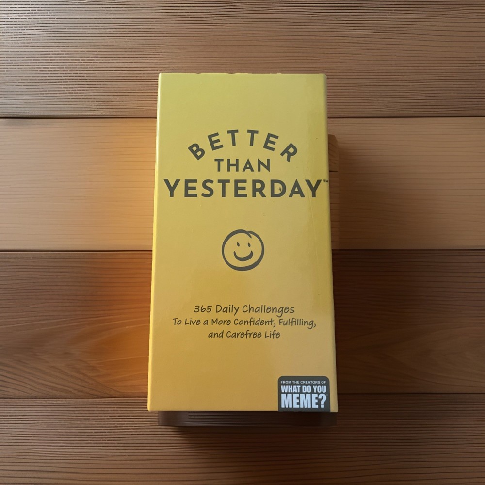 Better Than Yesterday Self Help365 Challenges Mindfulness Game *never opened*