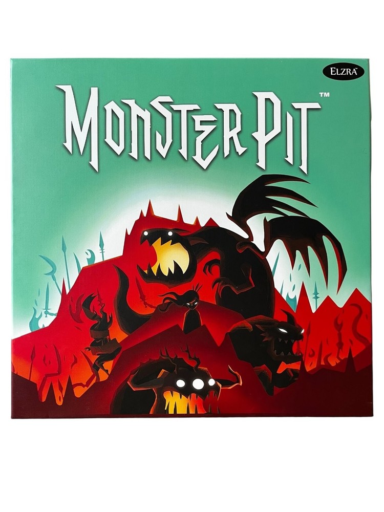 Monster Pit Elzra Board Game 1-5 Players Ages 14+ Cardboard 2022