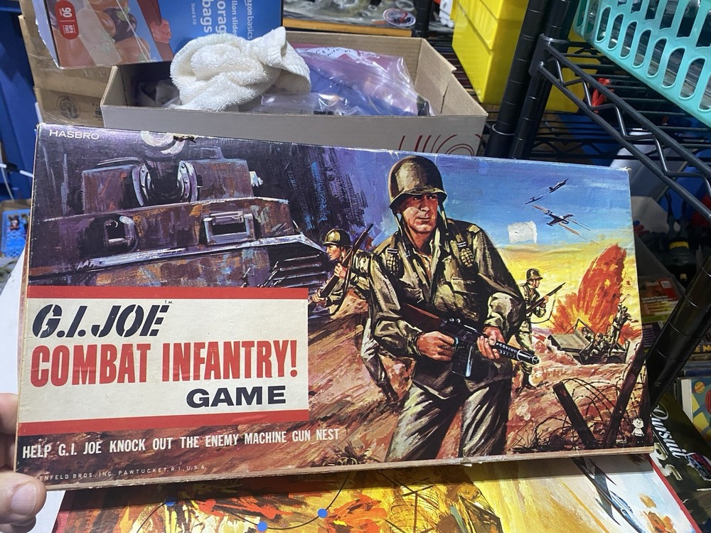 Hasbro Vintage 1967 GI Joe Combat Infantry Board Game Rare Complete spideegf