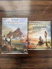 Terraforming Mars Ares Expedition w/ All Expansions, Promos, Sleeves, Metal Upg