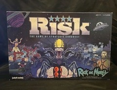 Risk Rick and Morty Board Game Adult Swim Strategy Ages 17+ 3-5 Complete