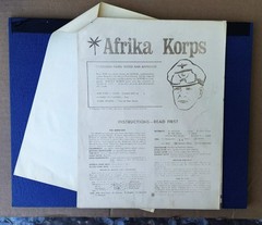 Afrika Korps 1st Ed. 1964 Avalon Hill MPN 600, Complete, Punched, Ready, Fair