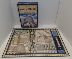 Tower of Babel Board Game Rio Grande Games 2005 Unpunched Open Box Complete
