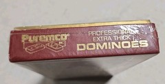 New Sealed Puremco Tournament Large Face, Extra Thick Dominoes “8” Infinity Logo