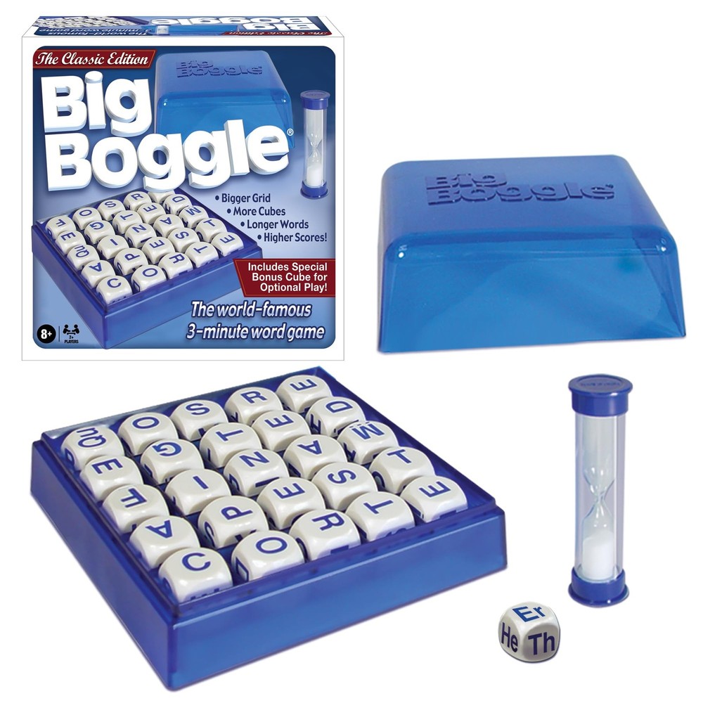 Big Boggle with 5×5 Grid and 25 Letter Cubes Games USA, Thought Provoking Wor…