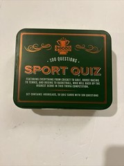 Championship Sport Quiz Game in Collectible Tin Box – 50 Cards – 100 Questions