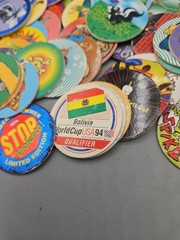 Vintage POGS Lot Of Over 320 Pieces W/ Slammers 90s Bart Jurassic Rangers Poison