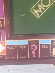1991 Franklin Mint Deluxe Monopoly Collector’s Edition Wood Board Game