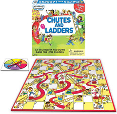 Classic Chutes and Ladders with 1970’S Artwork by Winning Moves Games USA for Ch
