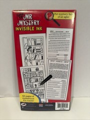 YES! KNOW Line Up Mr. Mystery Invisible Ink Children’s Game Book NEW