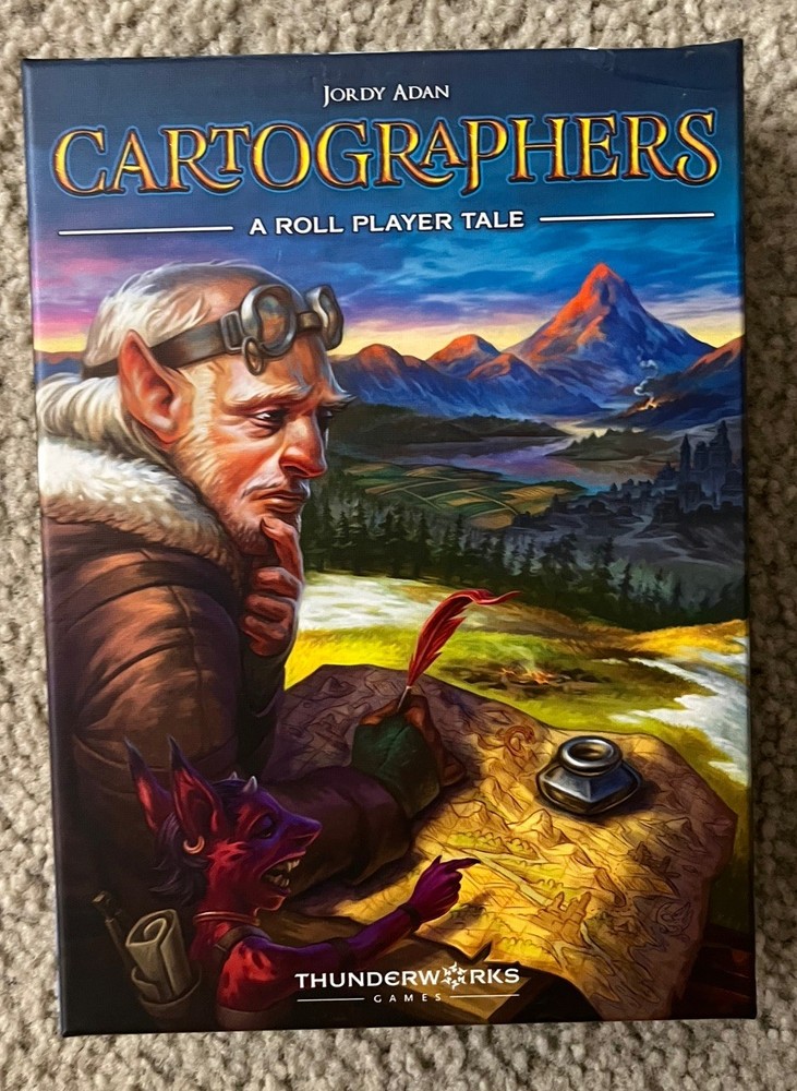 2019 Cartographers Game by Jordy Adan – A Roll Player Tale – Free Shipping