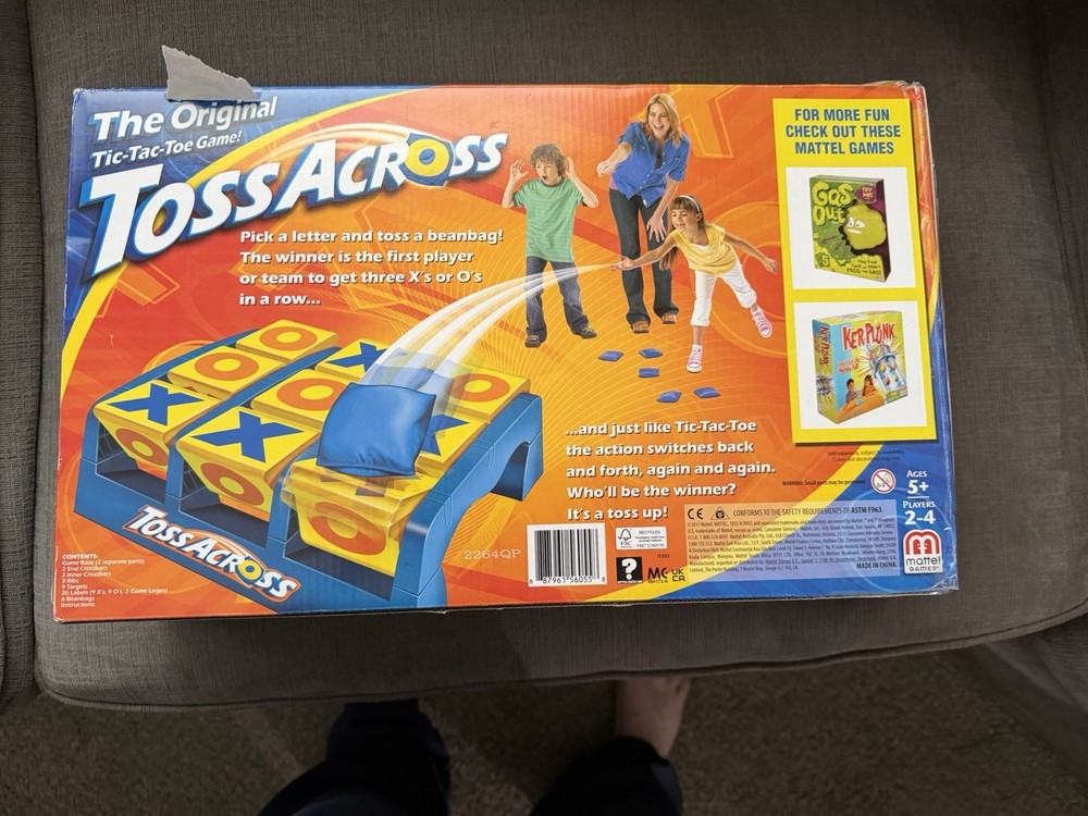 Toss Across Tic Tac Toe, Never Used In Excellent Condition
