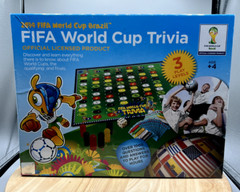 FIFA World Cup Trivia – 2014 Board Game, Over 1000 Questions, Sealed/ New In Box