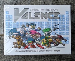 Science Ninjas Valence Advanced Chemistry Game 86 cards + manual New, Sealed