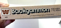 Vintage 1973 Whitman Board Game Backgammon Set Complete Made in USA