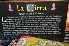 Kosmos – LA CITTA – Italy Renaissance City Building Game (EX) German + Eng Rules