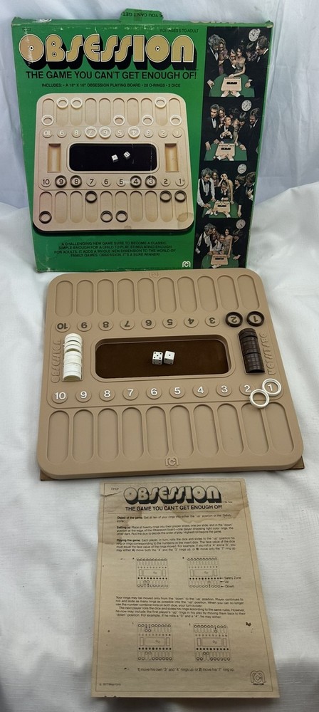 1976 Obsession Game by Mego Corps Complete in Great Condition FREE SHIPPING