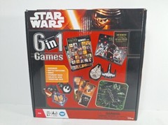 Star Wars 6 In 1 Party Board Game Wonder Forge Creative Unisex Kids 2015 Disney