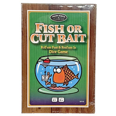 Fish Or Cut Bait Dice Game Front Porch Classics Green Complete 2+ Ages 8+