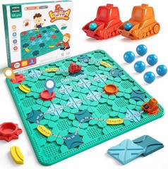 Kids Toy Board Games – Logical Road Builder Large Board 56 x 56cm L…
