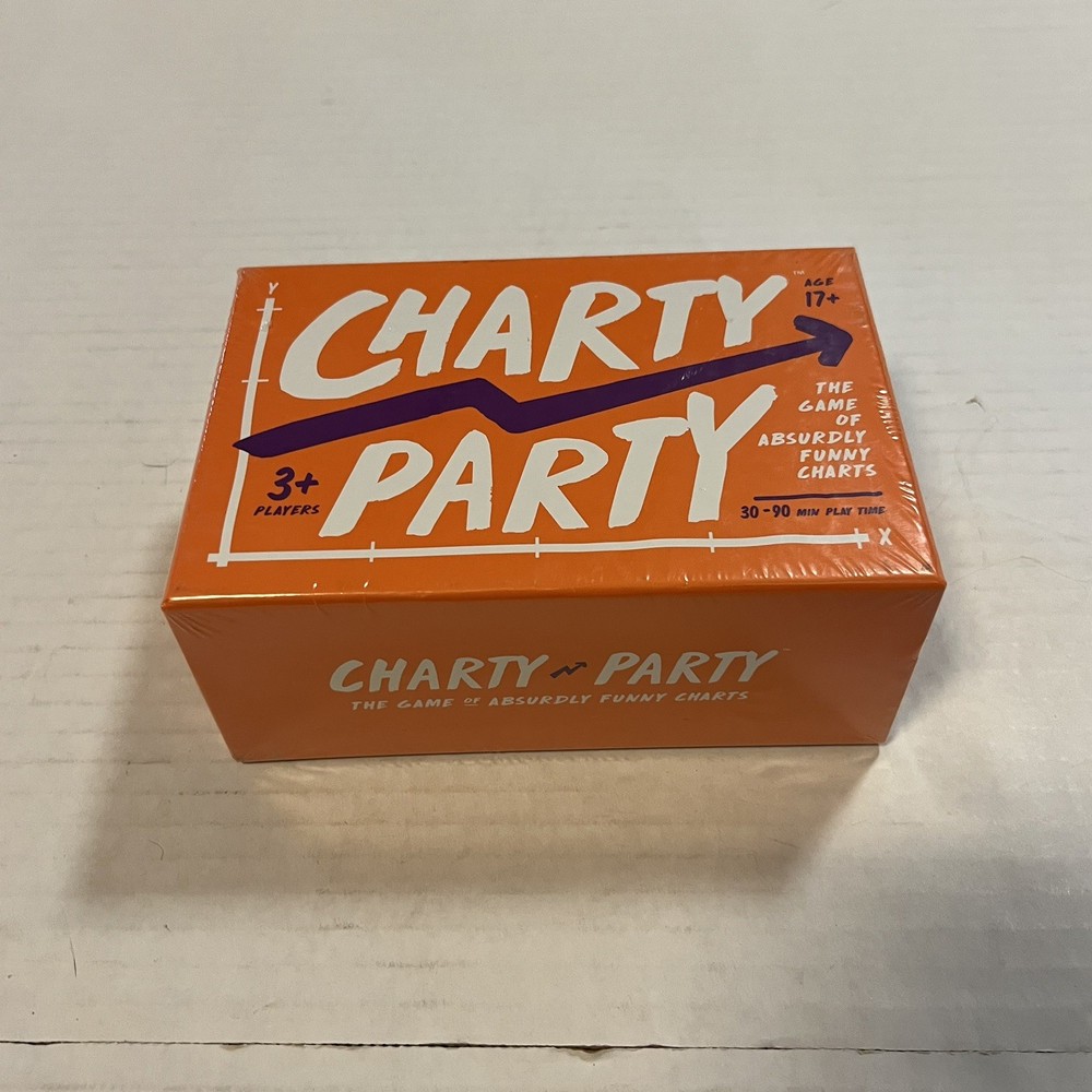 Charty Party The Game of Absurdly Funny Charts Adult Card Game NIB SEALED Gift!