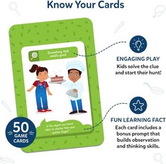 Found It! Educational Scavenger Hunt Card Game for Ages 4-7 – 50 Cards