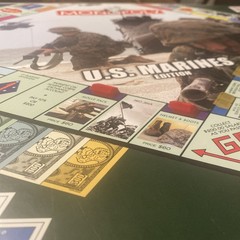 US Marines Edition Monopoly Board Game 100% Complete 2005 Parker Brothers