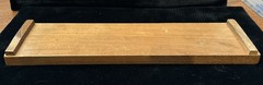 Mahogany Oak Walnut Maple Inlay Cribbage Board Mid Century Game Player 11″