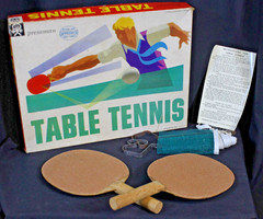 Vtg Table Tennis Game Pressman In Box Official Size Pristine 2 Paddles Racquets