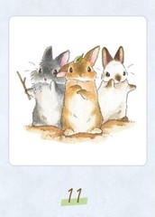 Rabbit Detective 2-6 players 15-20 minutes Card Board Game Sai Beppu Japan