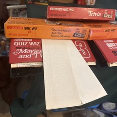 Vintage Coleco Cartridge & Book Movies & TV Almanac Sherlock Holmes Quiz
