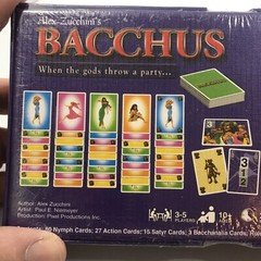 Bacchus card game by Alex Zucchini SEALED 3-5 players, ages 10+, 20-30 Minutes