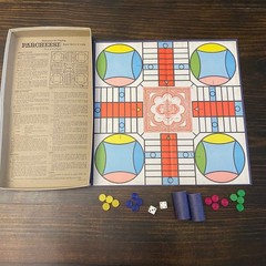 Vintage 1975 Parcheesi Royal Game of India COMPLETE Selchow & Righter No 110