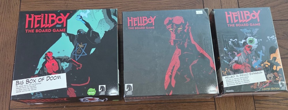 Hellboy The Board Game: Big Box of Doom Kickstarter + Core Game Retail + Mexico