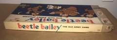Vintage 1963 Beetle Bailey The Old Army Game No. 4424 BOARD GAME MILITARY KING F