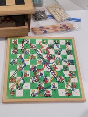 Board Game Set – 10 in 1 Tabletop Wood Game Center With Game Pieces