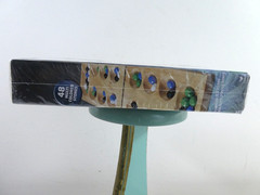 Cardinal Solid Wood Folding Mancala Game Board 48 Multi Color Stones NOS Age 6+