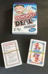 Monopoly Deal Quick-Playing Card Game for Families, Kids Ages 8 and Up and 2-5 P