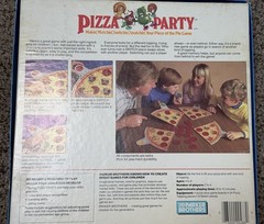 Vintage Pizza Party Board Game Parker Brothers 1987 (missing one red switch pc)