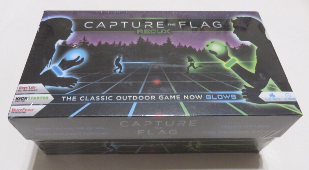 CAPTURE THE FLAG REDUX: Glow in the Dark Outdoor Game – NEW and SEALED!!!!