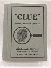 Clue Vintage Bookshelf Edition Deluxe Collectible Linen Book Board Game NEW