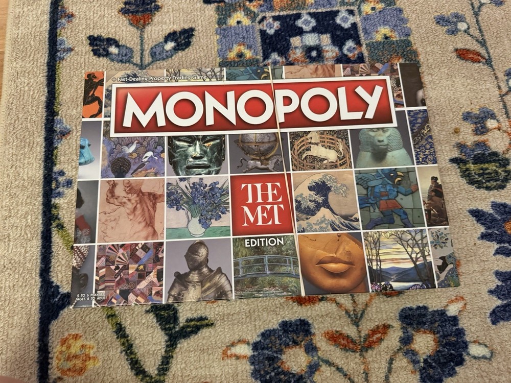Monopoly The MET Edition Open Box Sealed Pieces Hasbro