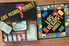 Las Vegas Junket Board Game-Cadaco-Casino Style Gaming 1979 Vintage Complete