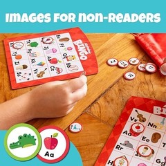 Chuckle & Roar Family Bingo – Educational Bingo Game for Kids Ages 3–6+ | Four G