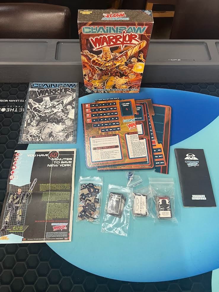 1987 Games Workshop Chainsaw Warriors Solo Board Game #00225-6