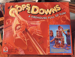 Oops & Downs: Firehouse Full of Fun Vintage 1992 Mattel Board Game COMPLETE