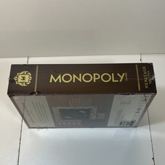 WS Game Company Monopoly Heritage Edition Wood Bookshelf Game Walnut Box