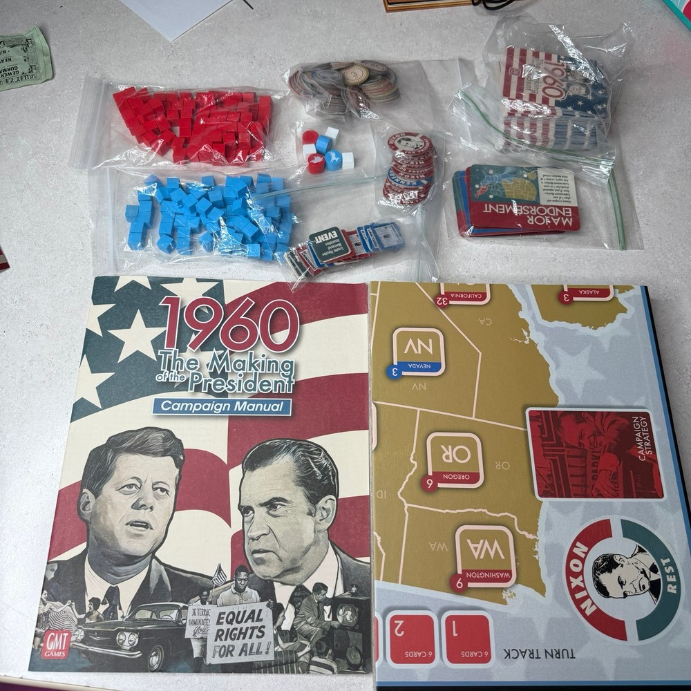 GMT Games 1960: The Making of the President Politics Board Game Campaign Manual