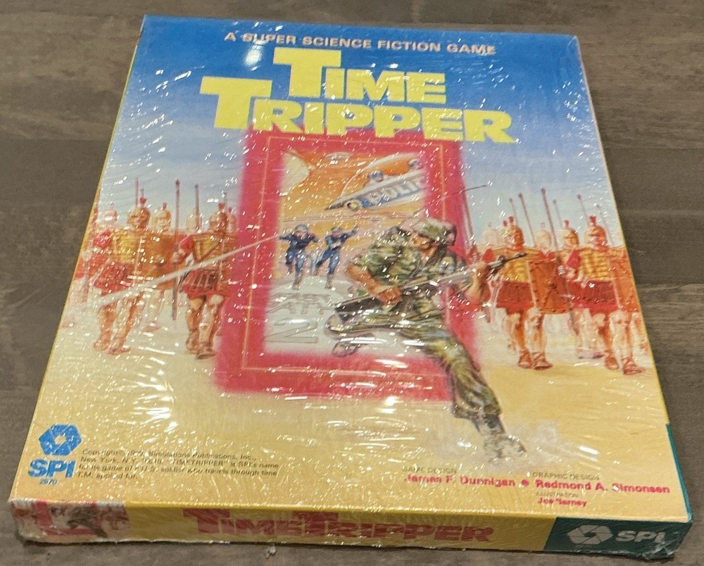 1980-SPI TIME TRIPPER (Super Science Fiction game) Small Box Ed-(IN SHRINK) 🔥
