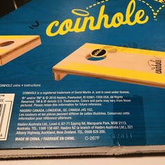Corn Hole Coin Toss Game Table Top Tabletop Hasbro Gaming Party Game C3810 NEW